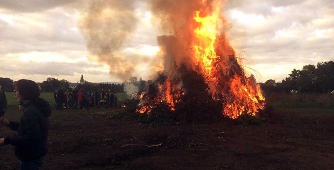 Herbstfeuer (Foto: privat)
