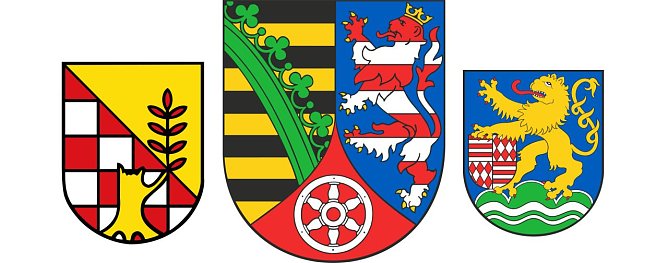 Wappen von Nordhausen, Sömmerda und dem Kyffhäuserkreis (Foto: Wikipedia) Wappen von Nordhausen, Sömmerda und dem Kyffhäuserkreis (Foto: Wikipedia)