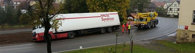 Abgerutscht und eingegraben (Foto: privat)