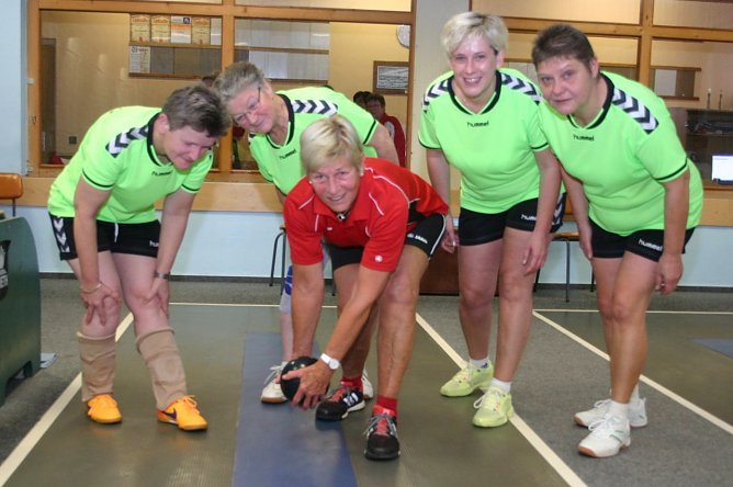 Die Kegel-Damen der TSG Salza (Foto: Uwe Tittel)