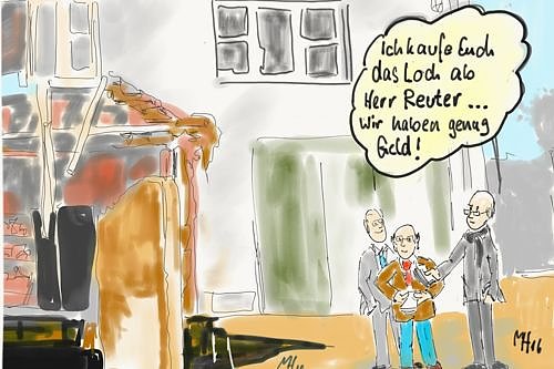 Karikatur (Foto: Martin H&ouml;fer)