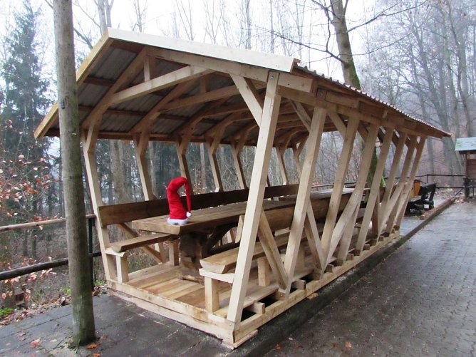 Neue Schenke f&uuml;r das Schaubergwerk (Foto: Lydia Schubert)