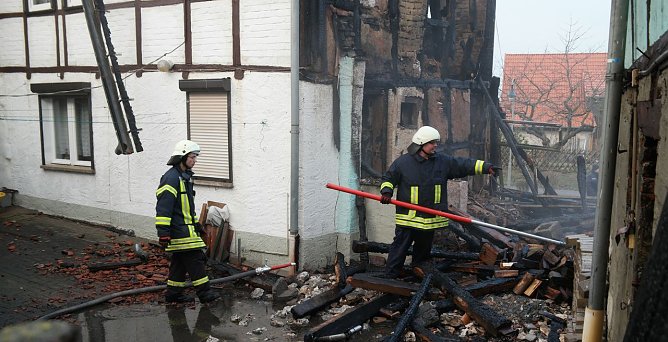 Brand in Auleben - der Tag danach (Foto: nnz)