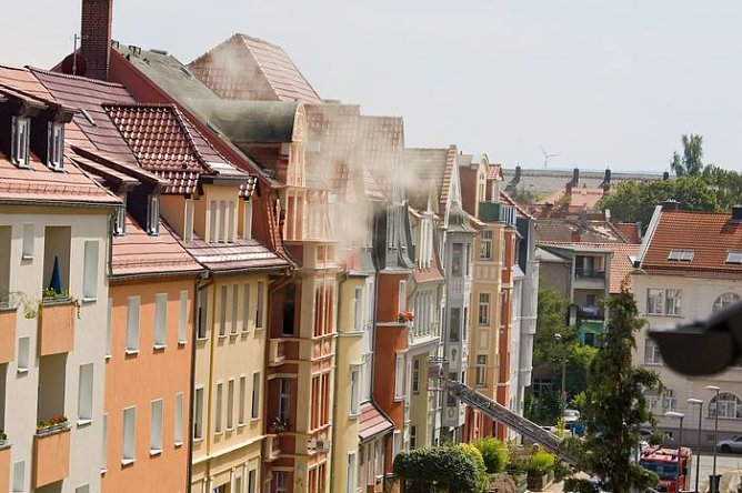 Brand in Nordhausen (Foto: A. Klingenschmidt) Brand in Nordhausen (Foto: A. Klingenschmidt)