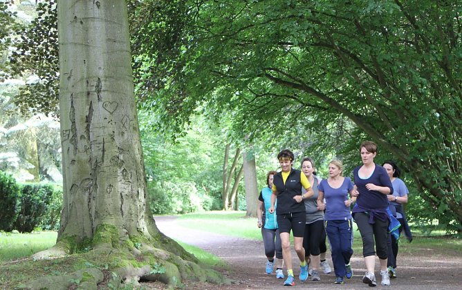 Laufen f&uuml;r K&ouml;rper und Geist - mit Sabine Schr&ouml;der lernt man wie es richtig geht (Foto: Angelo Glashagel)