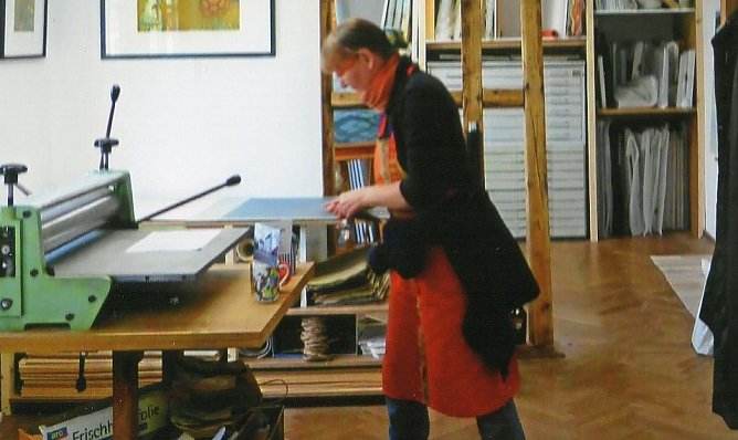 Blick ins Atelier (Foto: Archiv Kneffel)