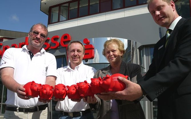 Schweine f&uuml;r die Tafel (Foto: nnz)