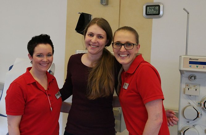 Von links: Sabrina Vollrodt, Julia und Aileen Borack (Foto: nnz)