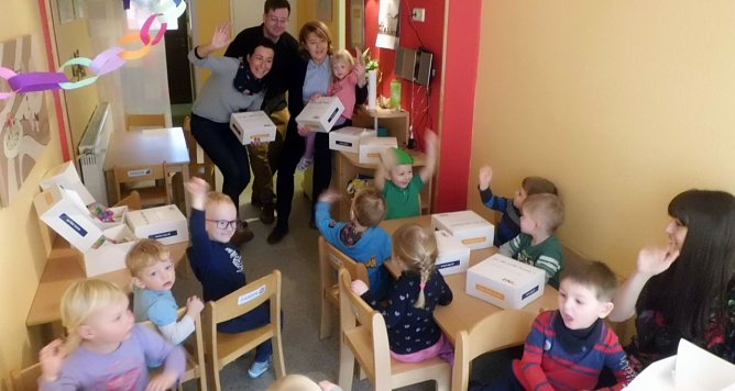 "Kleine Entdecker" wurden &uuml;berrascht (Foto: privat)