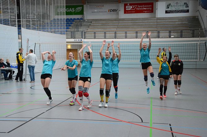 Volleyball-Tag in der Sporthalle der Käthe-Kollwitz-Schule (Foto: Sandra Arm) Volleyball-Tag in der Sporthalle der Käthe-Kollwitz-Schule (Foto: Sandra Arm)