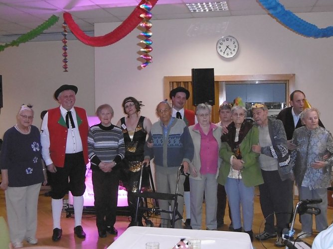 Rosenmontag im DRK Pflegeheim Nordhausen (Foto: Heike Schalopp)