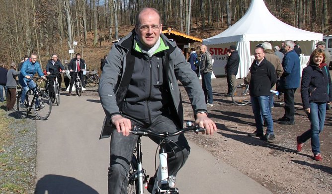 Ist das Nordh&auml;user Rathaus sein Ziel? (Foto: J. Piper)