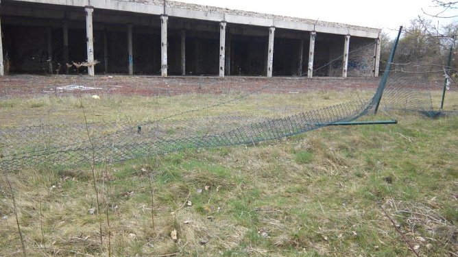 Vandalen waren hier am Werk (Foto: Kurt Frank)