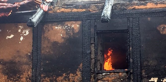 Wohnhausbrand in G&ouml;rsbach (Foto: privat)