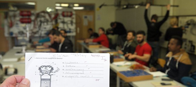 Die volle Punktzahl bei dieser Arbeit (Foto: nnz)