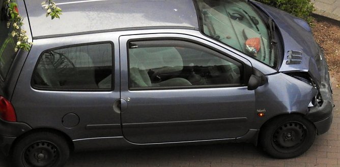 Aufgefahren (Foto: Peter Blei)