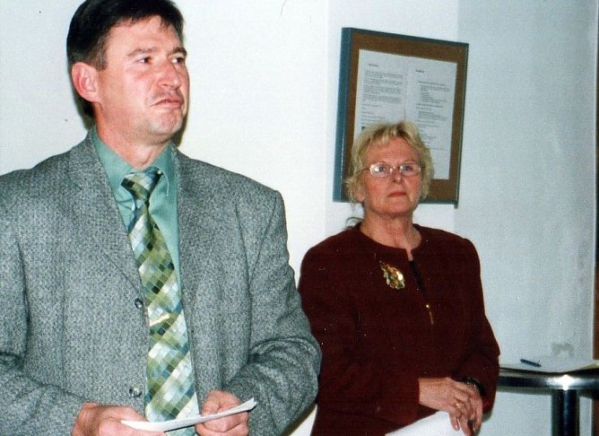 Ausstellungser&ouml;ffnung im Jahr 2003 (Foto: Heidelore Kneffel)