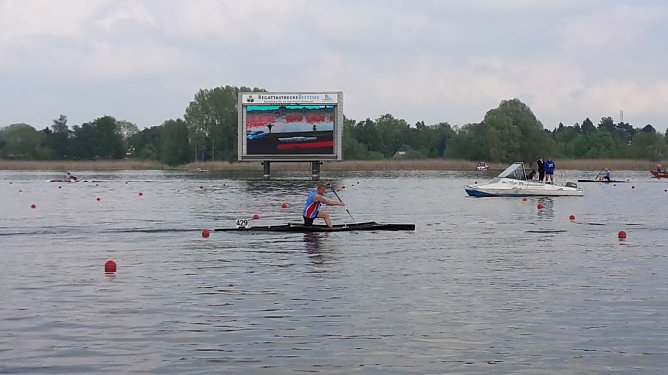 F&uuml;r den Nordh&auml;user Canadierfahrer Olaf Ostwald hat die Saison 2017 am vergangenen Wochenende in Brandenburg begonnen (Foto: Yvonne Benz-Ostwald)