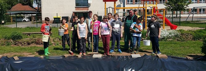 Biotop der Grundschule Wipperdorf (Foto: privat)