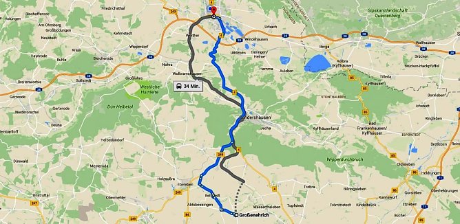 Ausschnitt aus Google Maps (Foto: Google INC.)