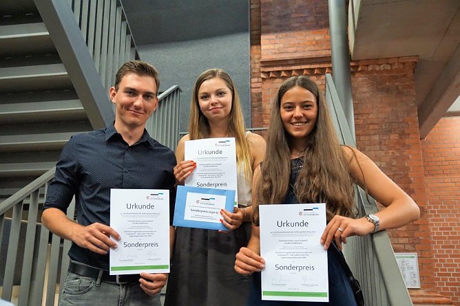 Moritz Bellmann, Lena Schedwill und Charlotte Herbst (Foto: Susanne Schedwill)