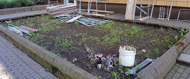 Blick auf die Baustelle (Foto: privat)