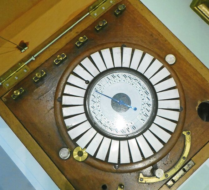 August Kramers Zeigertelegraph (Foto: Heidelore Kneffel) August Kramers Zeigertelegraph (Foto: Heidelore Kneffel)