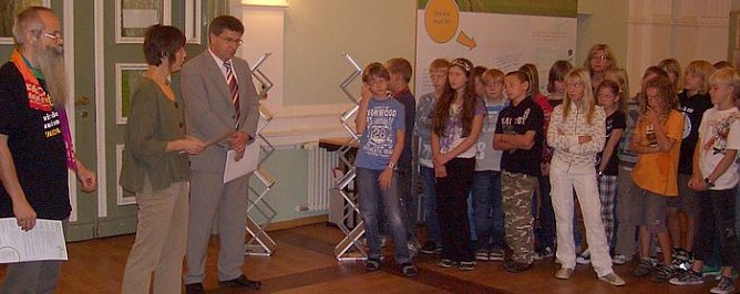 Ausstellung eröffnet (Foto: privat) Ausstellung eröffnet (Foto: privat)