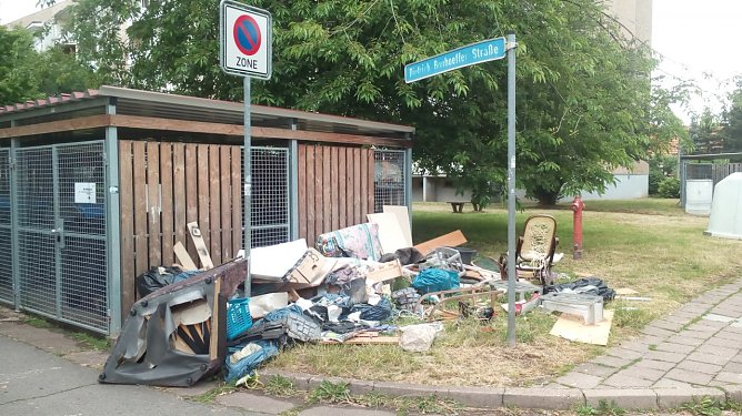 M&uuml;llkippe Salza? (Foto: privat)