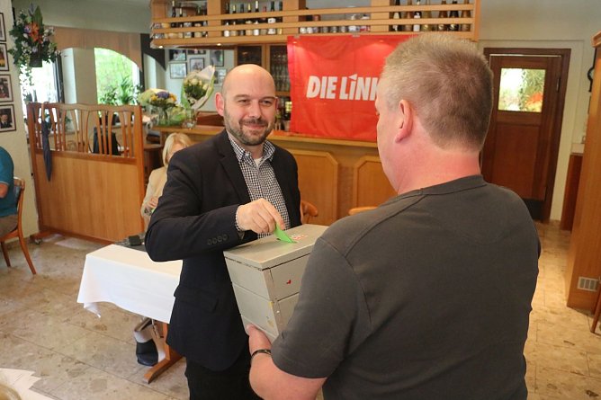 Michael Mohr wird für die Linke in den OB-Wahlkampf gehen (Foto: Angelo Glashagel) Michael Mohr wird für die Linke in den OB-Wahlkampf gehen (Foto: Angelo Glashagel)
