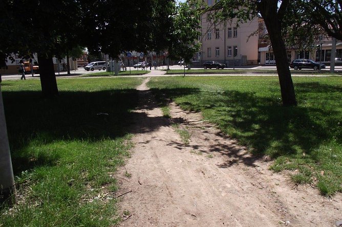 Auch der Trampelpfad an der Magnetkreuzung ist lange bekannt (Foto: Kurt Frank) Auch der Trampelpfad an der Magnetkreuzung ist lange bekannt (Foto: Kurt Frank)