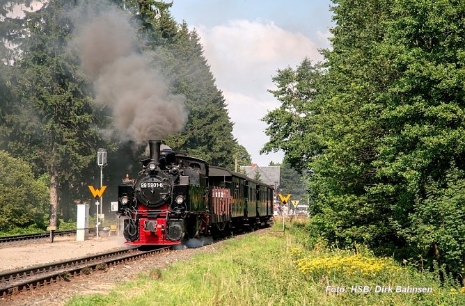 Vor 120 Jahren wurde die Schmalspurschienenverbindung zwischen Nordhausen und Ilfeld er&ouml;ffnet. Das feiert die HSB mit einer Sonderfahrt (Foto: HSB/Dirk Bahnsen)