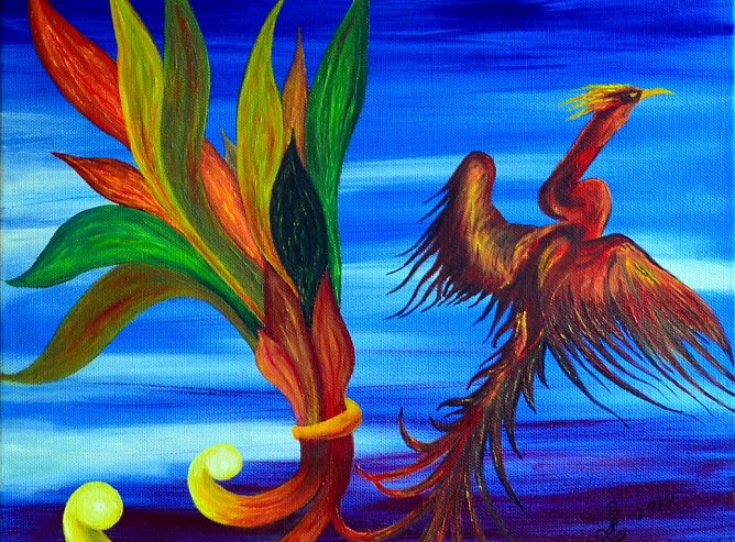 Feuervogel (Ausschnitt) (Foto: Hans-Georg Nitz/Schloss Heringen)