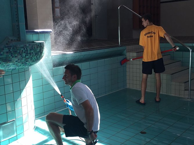 Revisionswoche im Badehaus (Foto: Badehaus Nordhausen) Revisionswoche im Badehaus (Foto: Badehaus Nordhausen)