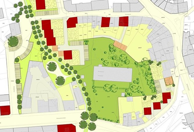 Das künftige Quartier (Foto: Planungsbüro) Das künftige Quartier (Foto: Planungsbüro)