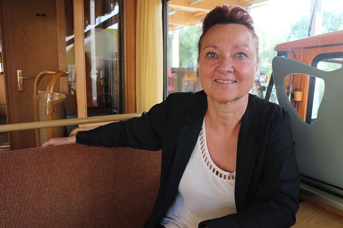 Stra&szlig;enbahn hat Zukunft meint Gabriele Schuchardt  (Foto: Angelo Glashagel)