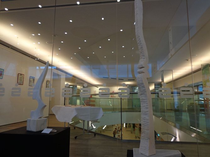 Rum&auml;nische Kunst in der KSK-Galerie (Foto: Hans-Georg Backhaus)