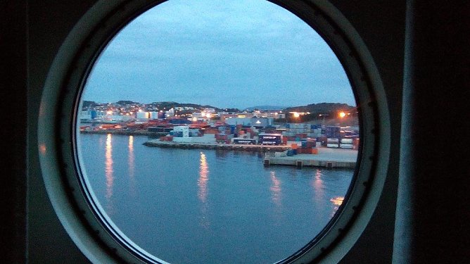 Vor dem Erlebnis stand die &Uuml;berfahrt mit der MS Stavangerfjord (Foto: Kurt Frank)