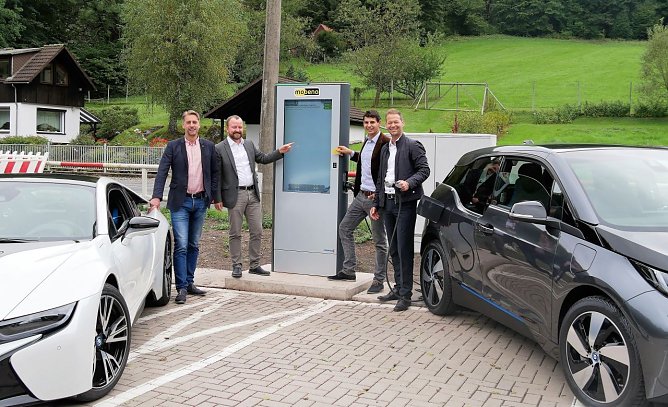 Endlich wieder tanken am Netzkater (Foto: privat)