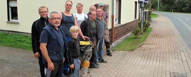 Ehrenamtliche Helfer in Appenrode (Foto: privat)