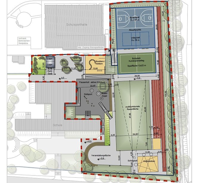Sport- und Freizeitzentrum entsteht (Foto: B&uuml;ro Casparius/Service-Gesellschaft)