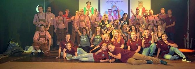 Die Kirmesgesellschaft in Obergebra (Foto: Thomas Masella )