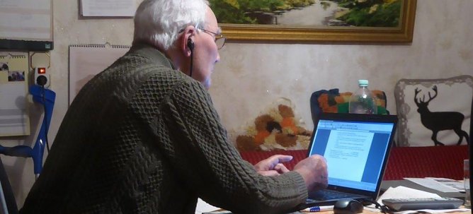 Rastlos forschend auch mit 91: Otto Pabst (Foto: privat)