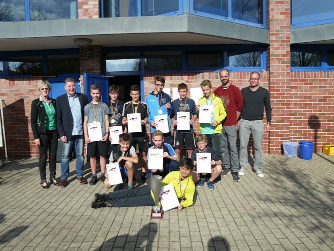 Siegerteam Gymnasium Leinefelde (Foto: Ilka K&uuml;hn)