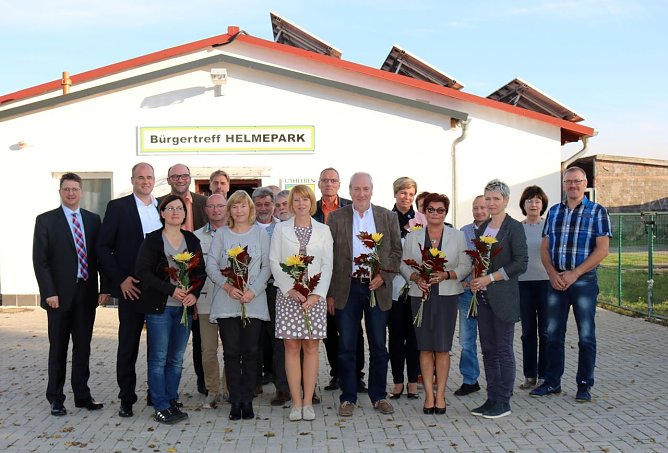 Zur diesj&auml;hrigen Mitgliederversammlung der Regionalen Aktionsgruppe S&uuml;dharz  trafen sich Vertreter von St&auml;dten und Gemeinden, landwirtschaftlichen Unternehmen, Vereinen und weiteren Einrichtungen im B&uuml;rgertreff HELME PARK in Uthleben (Foto: RAG S&uuml;dharz)