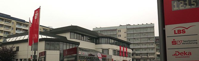 Blick auf die KSK-Hauptstelle (Foto: nnz)