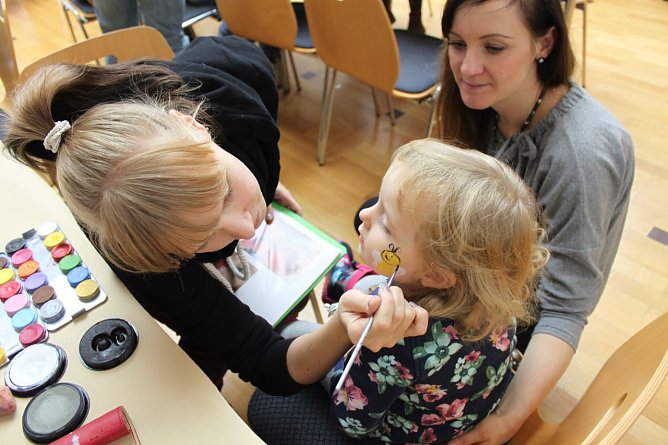 Alumnitag an der Hochschule - auch f&uuml;r die kleinen war gesorgt (Foto: Hochschule Nordhausen)