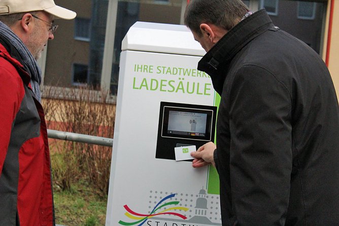 Jetzt mit dem E-Auto besser nach Sondershausen (Foto: Karl-Heinz Herrmann) Jetzt mit dem E-Auto besser nach Sondershausen (Foto: Karl-Heinz Herrmann)