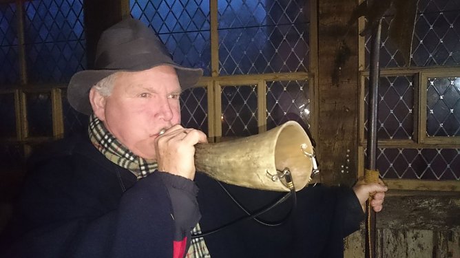 Winfried Wehrhahn ist auch als Nachtw&auml;chter unterwegs (Foto: Angelo Glashagel)