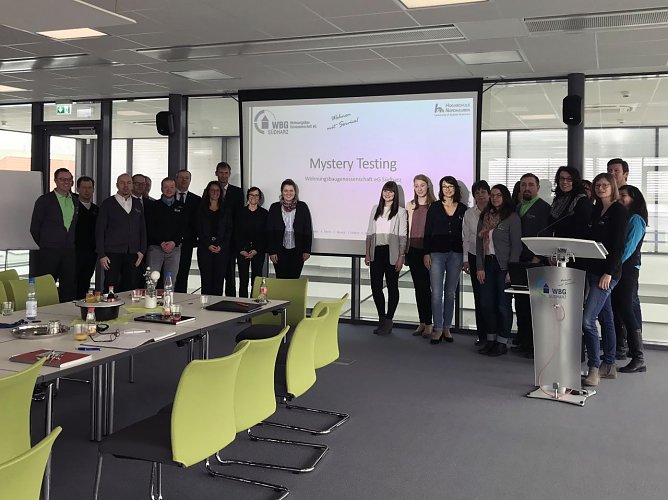 Umsetzung des gemeinsamen Projektes Mystery Testing (Foto: WBG S&uuml;dharz eG)